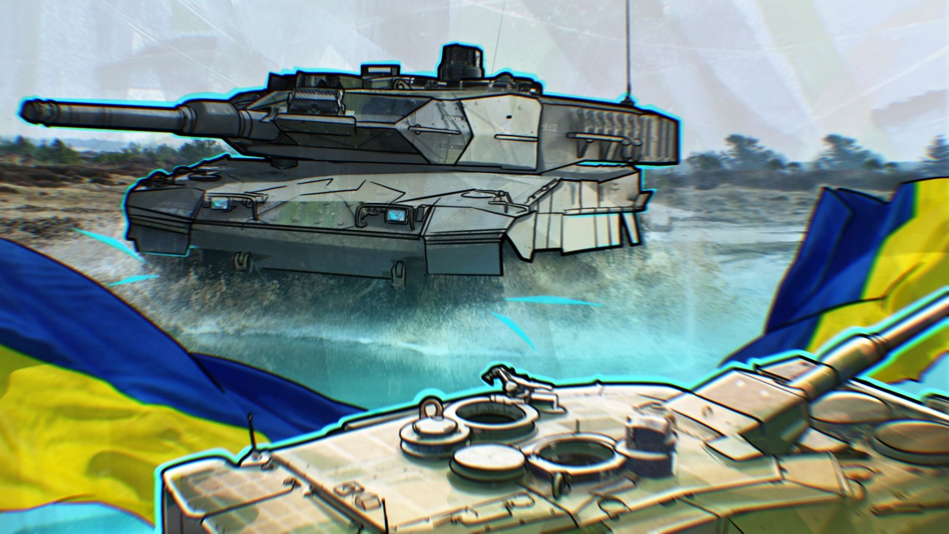 Полковник Матвийчук: немецкий Leopard 2A4 остался без башни из-за халатности украинских военных