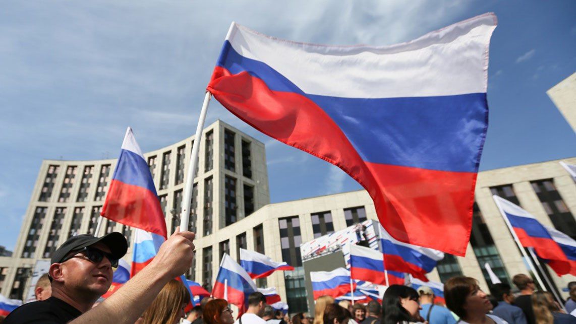 Bild: украинская беженка в Германии организовала пророссийскую акцию