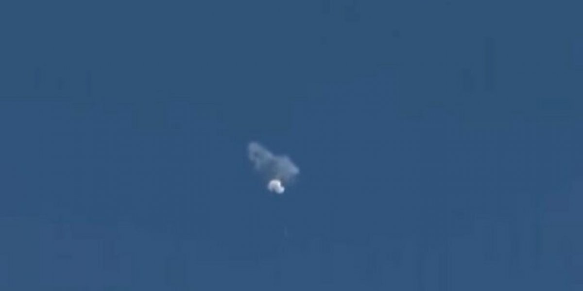 Китайский воздушный шар все таки ликвидировали спустя несколько дней