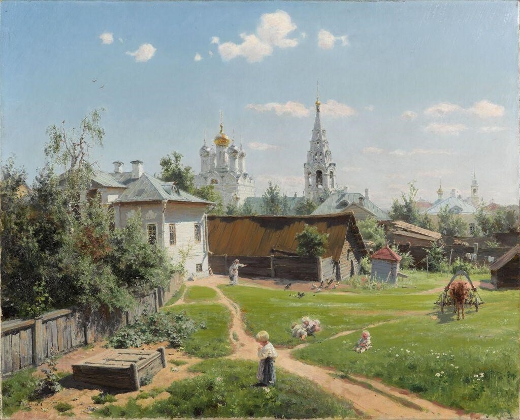 Василий Поленов. Московский дворик, 1878