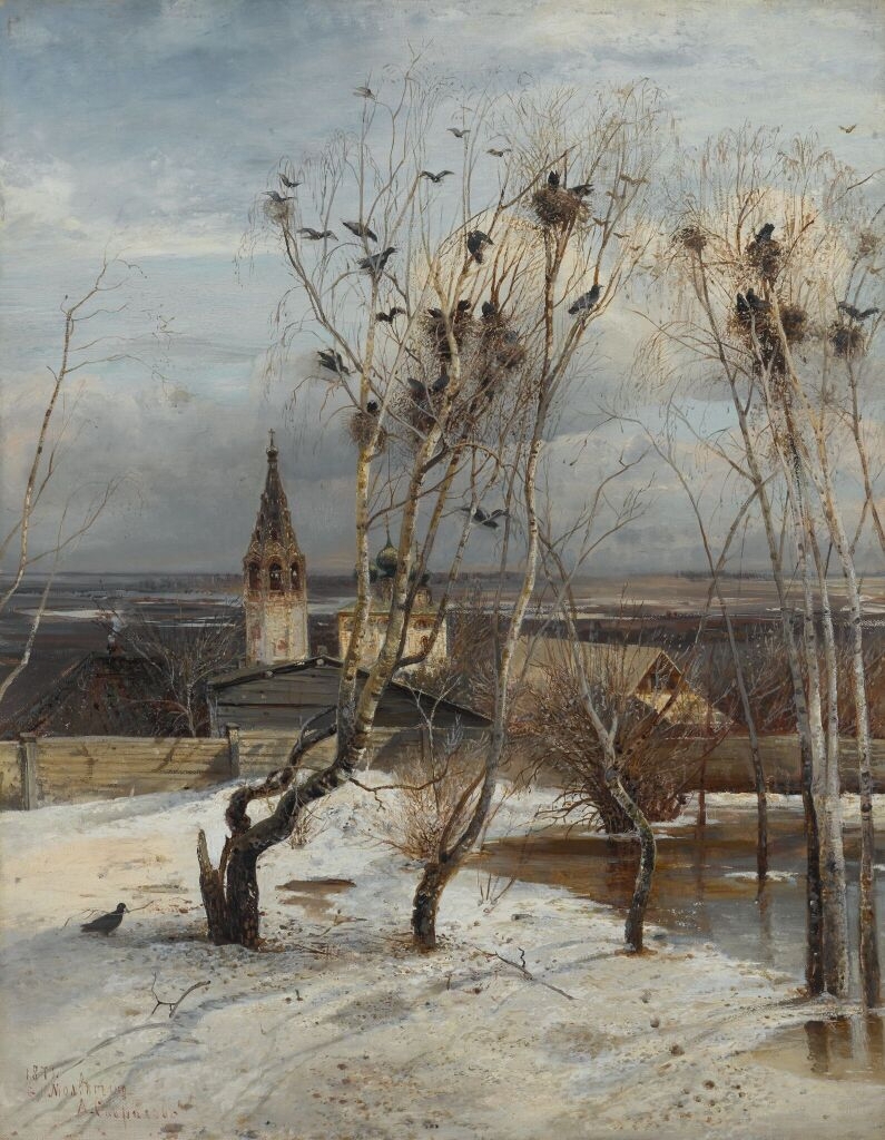 Алексей Саврасов. Грачи прилетели, 1871