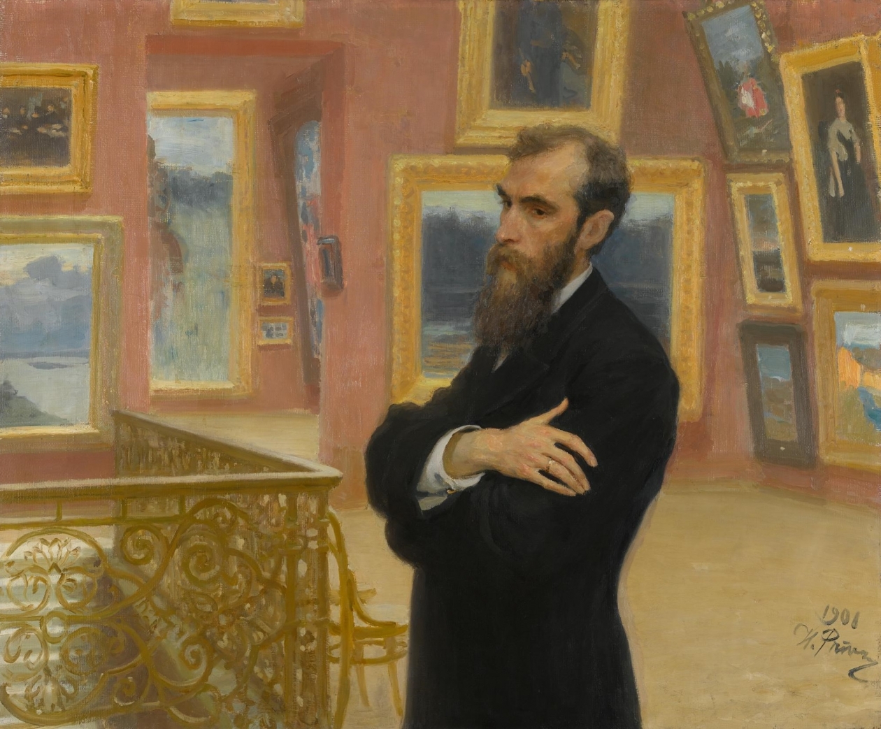 Илья Репин. Портрет П.М. Третьякова, 1901