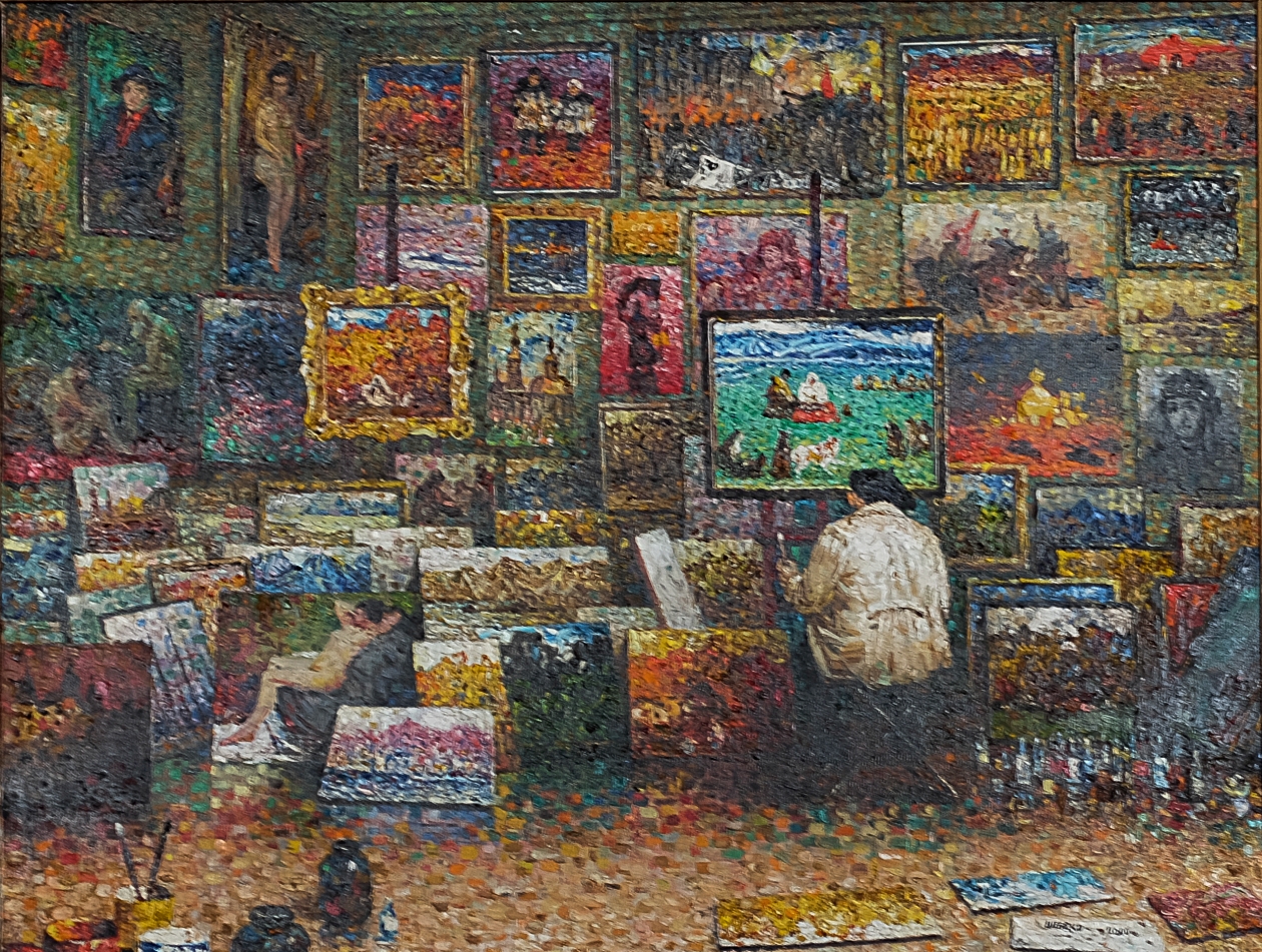 Кирилл Шебеко. Автопортрет. Начало 2000-х годов. Частная коллекция