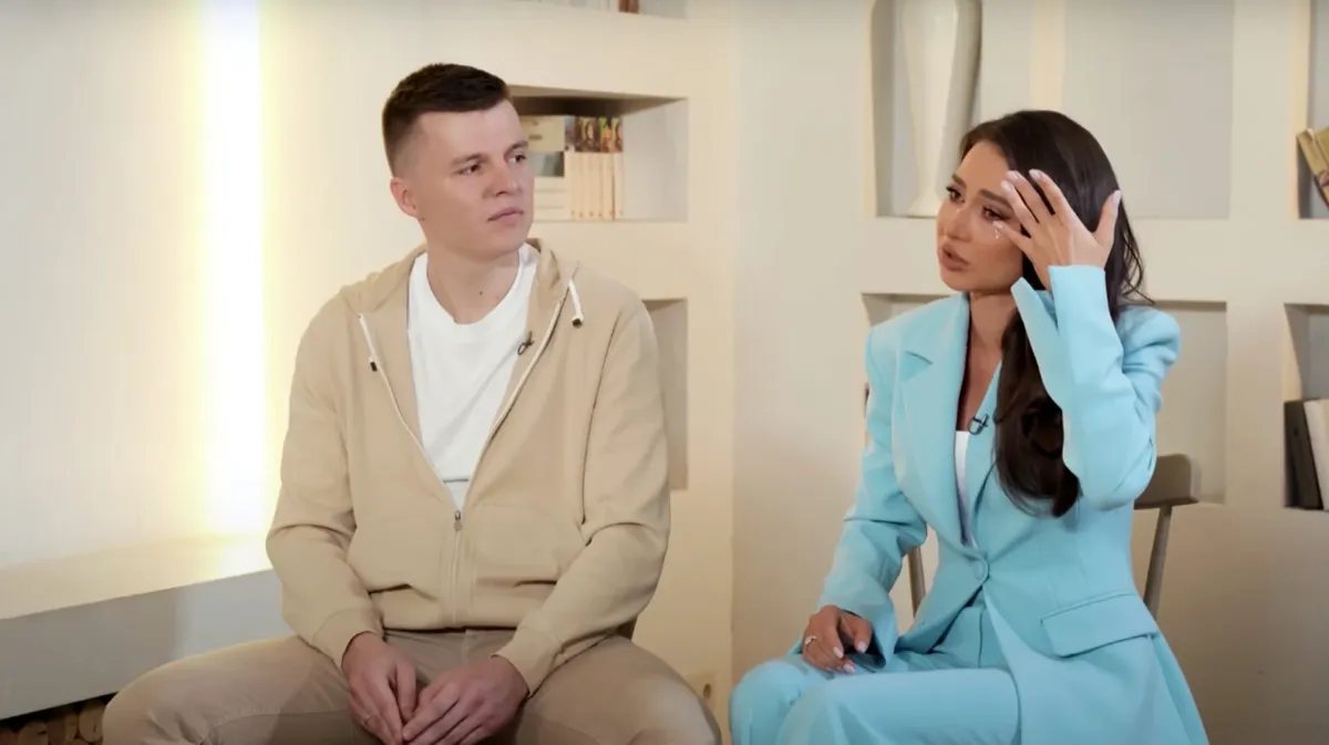 Лерчек обливалась слезами и признала свою вину. Фото: кадр из видео