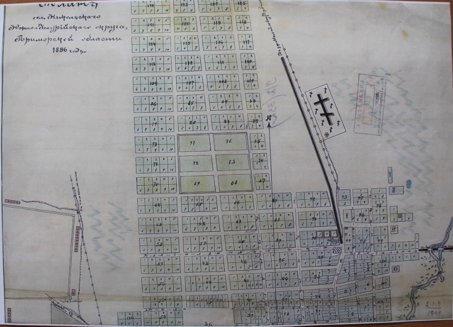 Карта 1896 год