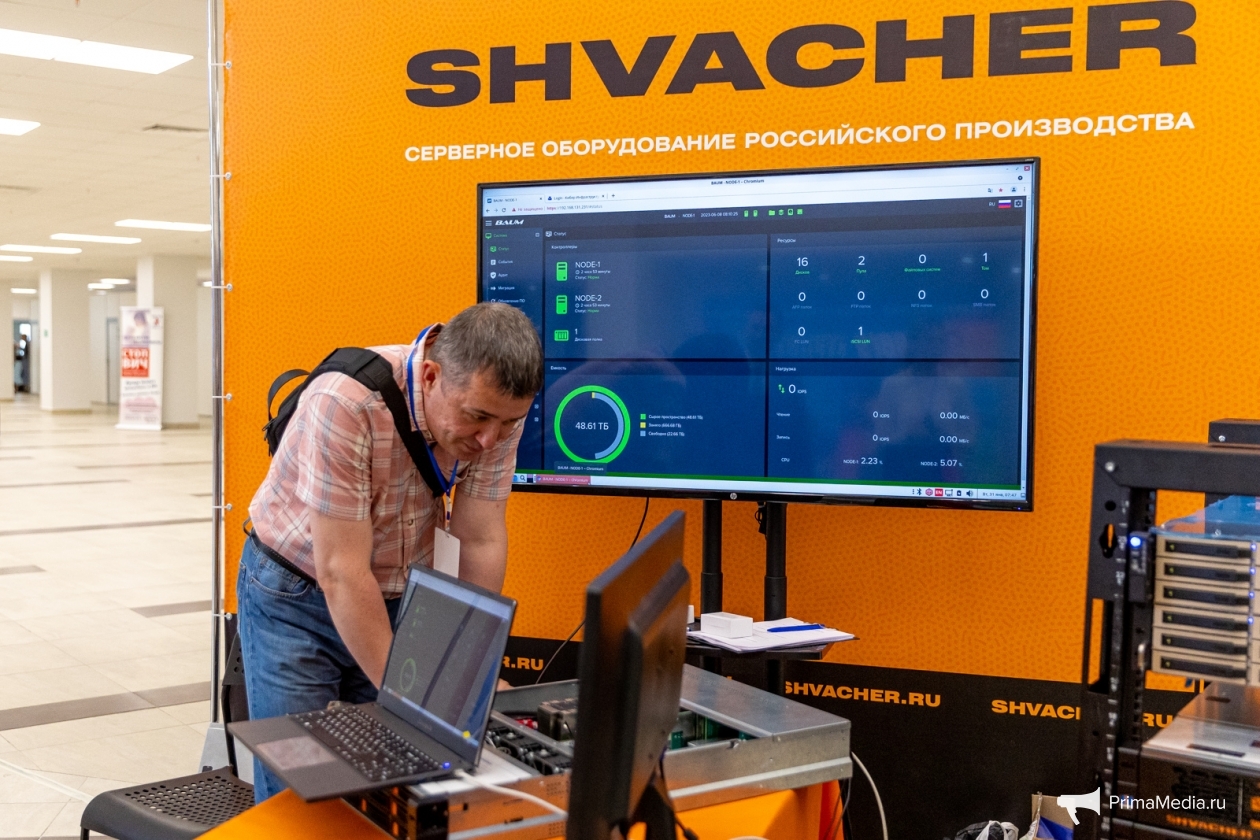 Российские цифровые технологии продемонстрировал Shvacher на форуме Russky Meetup