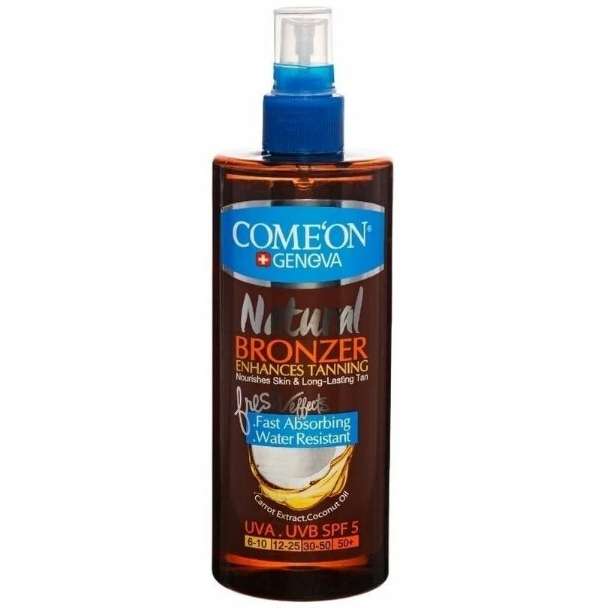 Масло бронзатор SPF5 на основе кокосового масла