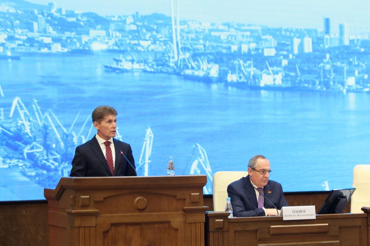 Олег Кожемяко выступил с программными заявлениями о будущем Приморья