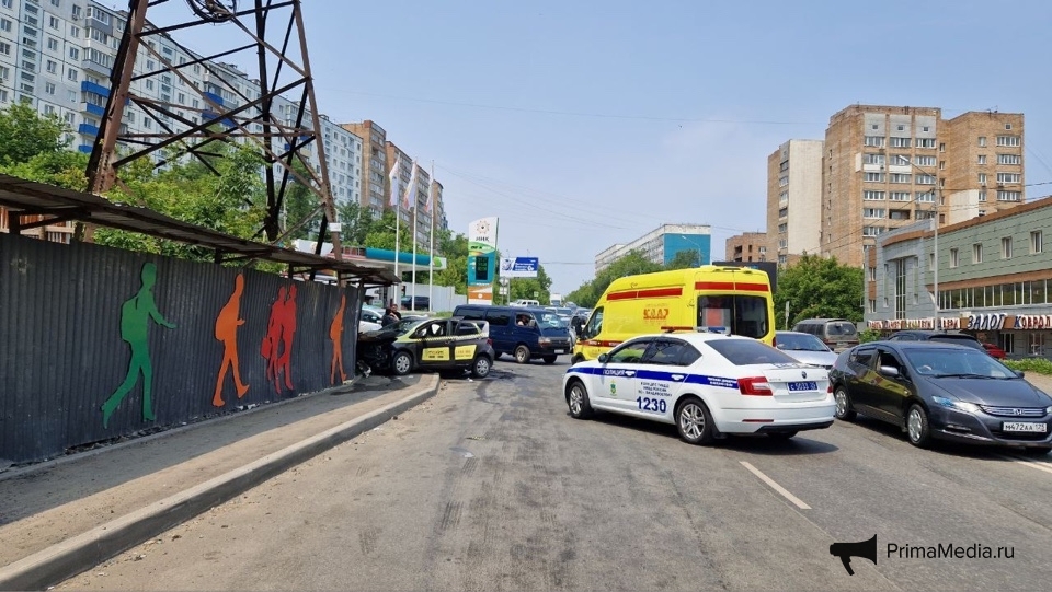 Авария в районе Третьей рабочей