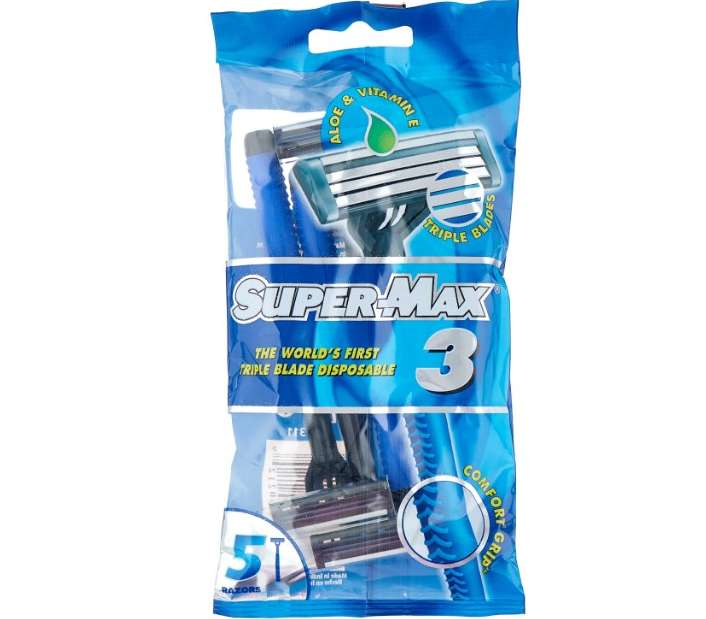 Одноразовый бритвенный станок Super Max 3