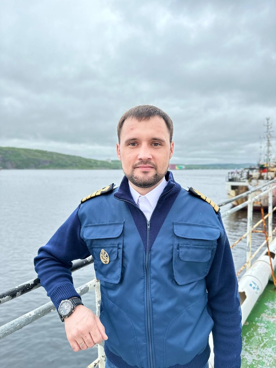Капитан судна Сергей Понкратов