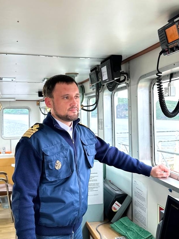 Капитан судна Сергей Понкратов