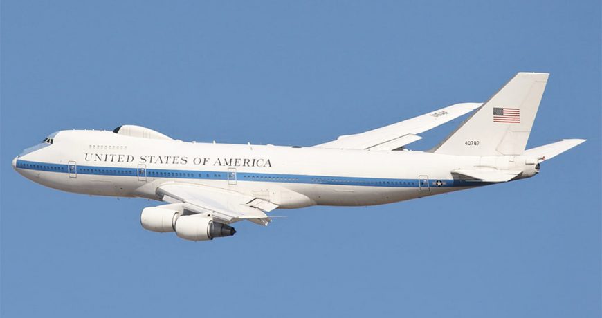 Угроза или страховка: самолет судного дня Boeing 747-E4B прибыл на саммит НАТО
