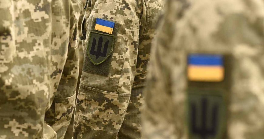 Украинские военные вышли на акцию протеста в Житомире