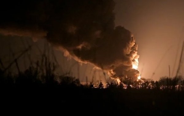 В порту города Измаил Одесской области Украины прогремело несколько взрывов