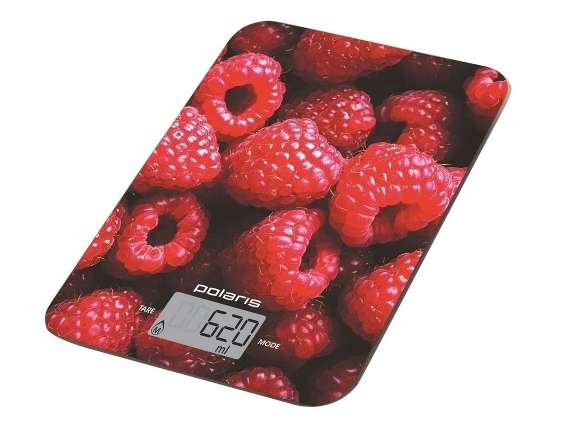 Весы кухонные Polaris PKS 1068DG Raspberry