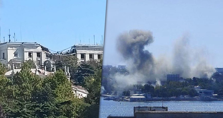 В Севастополе выли сирены: что известно о ракетном ударе по штабу Черноморского флота 22 сентября